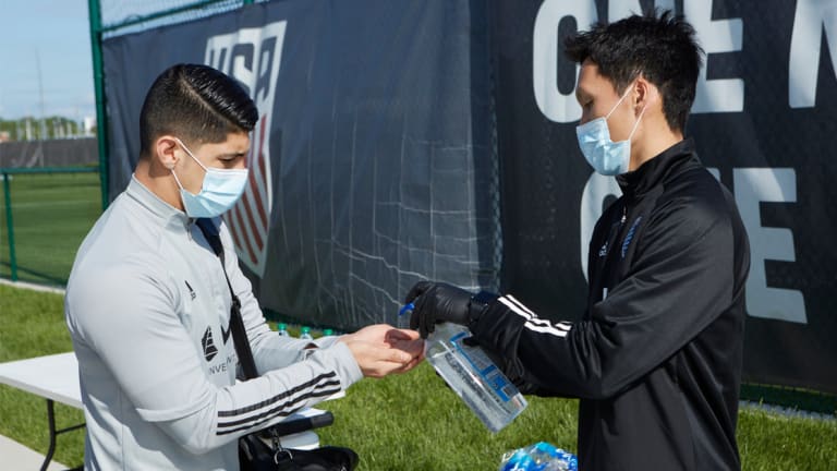 Pulido y el Sporting KC regresaron a las prácticas
